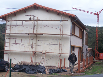 Enduits chaux à l'extérieur